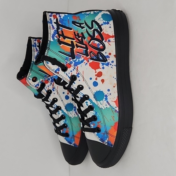 RAAD Splat Lift like a boss hightop sneakers - Picture 3 of 8